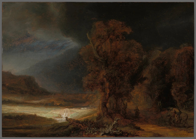 Paesaggio con il Buon Samaritano - Rembrandt