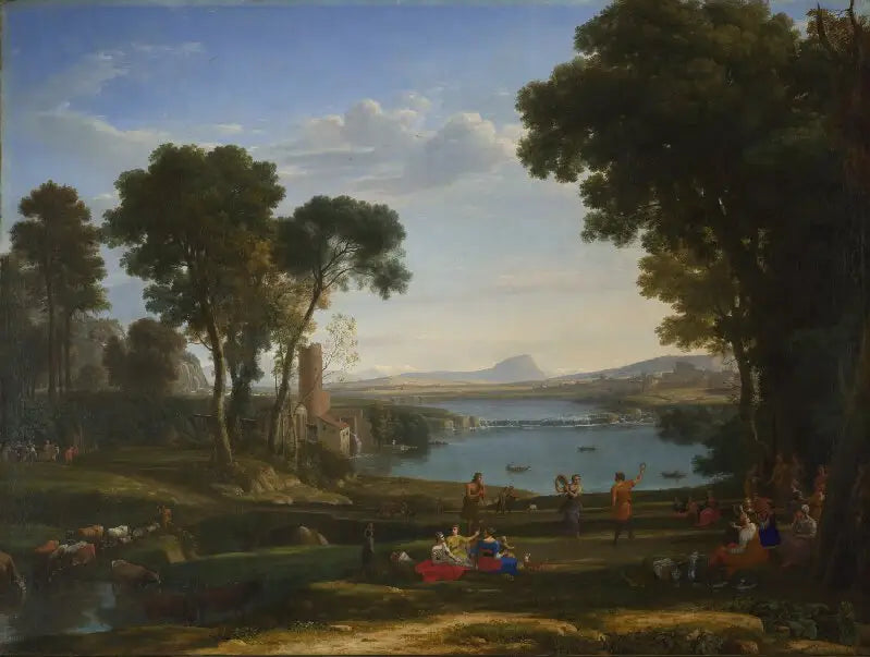 Paesaggio con il matrimonio di Isaac e Rebecca - Claude Lorrain