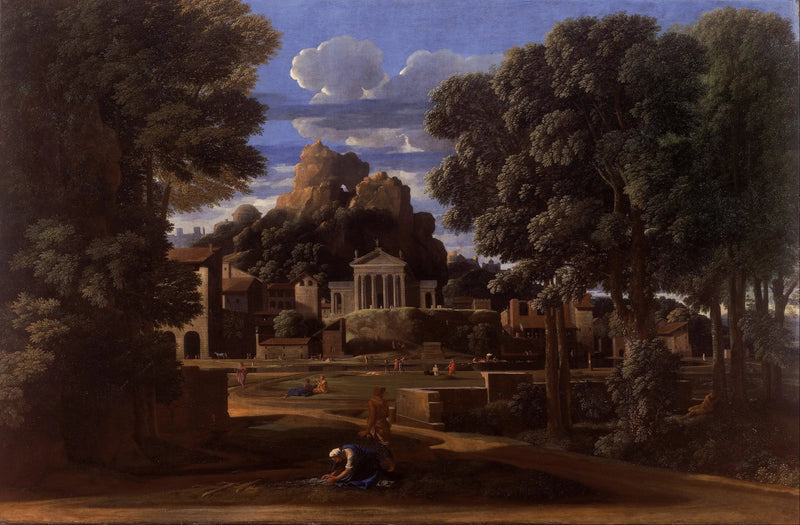 Paesaggio con le ceneri di Focione - Nicolas Poussin