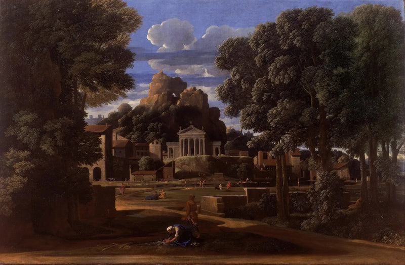 Paesaggio con le ceneri di Focione - Nicolas Poussin