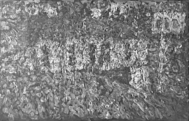 Paesaggio con case e corso d'acqua - Kazimir Malevich