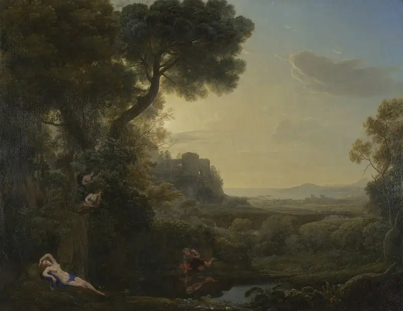 Paesaggio con Narciso ed Eco - Claude Lorrain