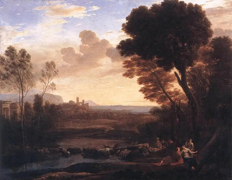 Paesaggio con Paride e Œnone - Claude Lorrain