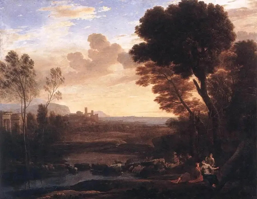 Paesaggio con Paride e Œnone - Claude Lorrain