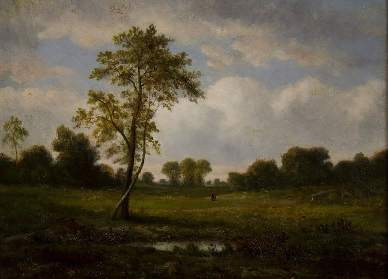 Paesaggio con figure - Théodore Rousseau
