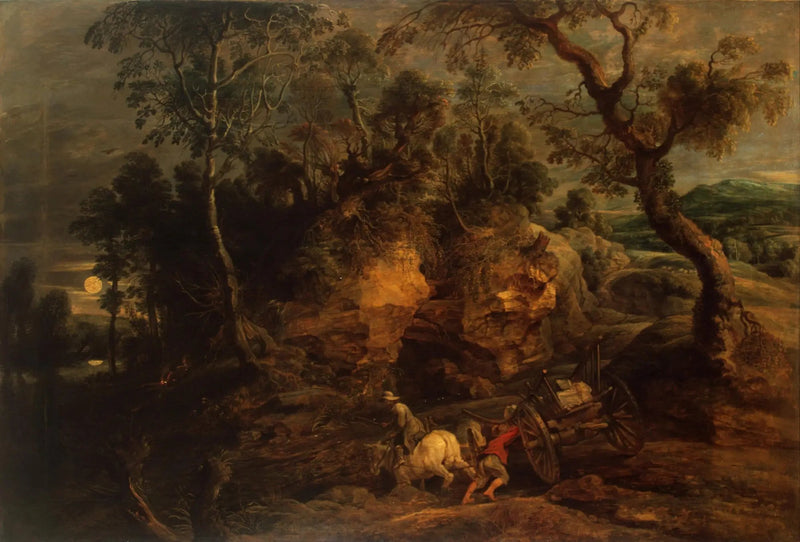 Paesaggio con portatori di pietre - Peter Paul Rubens