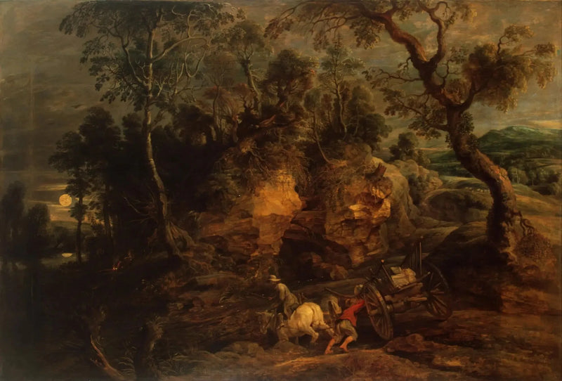 Paesaggio con portatori di pietre - Peter Paul Rubens