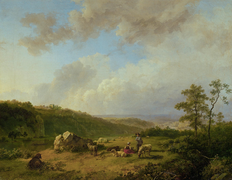 Paysage avec une prochaine averse de pluie - Barend Cornelis Koekkoek