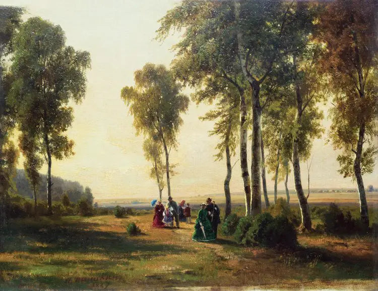 Paesaggio con passeggiata - Ivan Chichkine