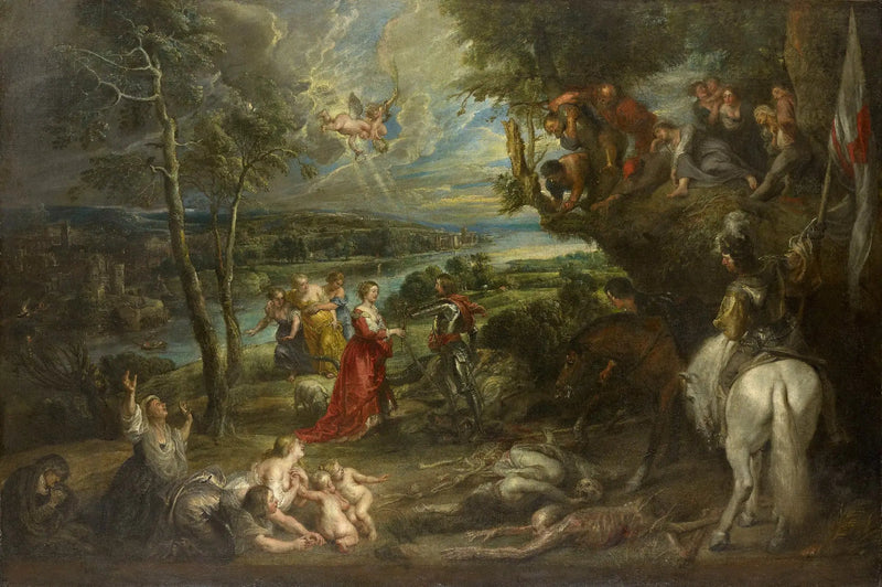 Paesaggio con san Giorgio e il drago - Peter Paul Rubens