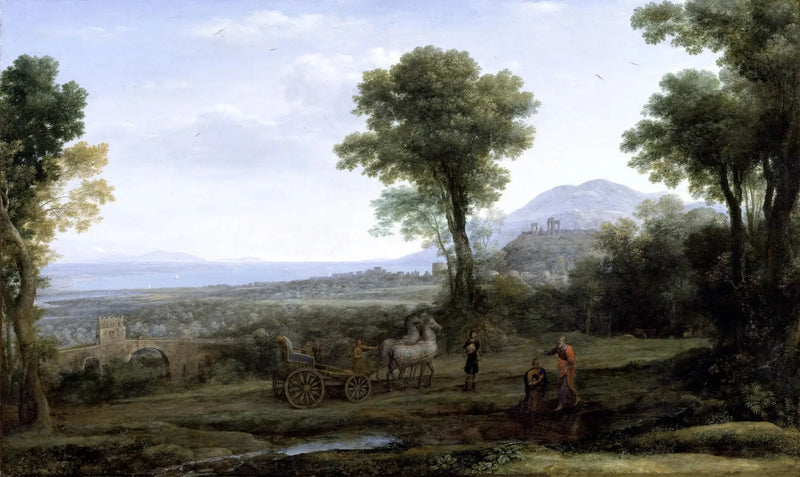 Paesaggio con san Filippo che battezza l'eunuco - Claude Lorrain