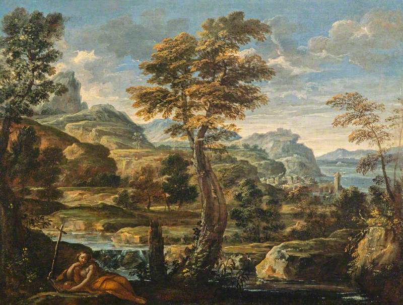 Paesaggio con Santa Maria Maddalena - Pietro da Cortona