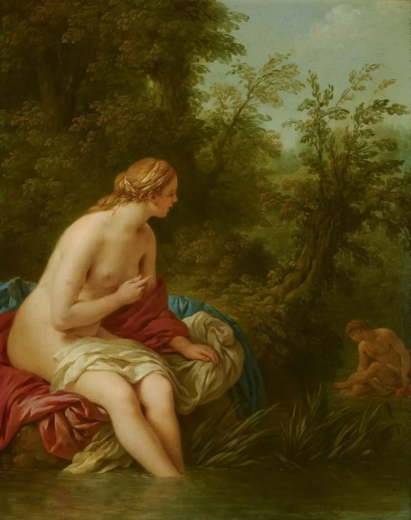 Paesaggio con Salmacide e Ermafrodito - Louis Jean François Lagrenée