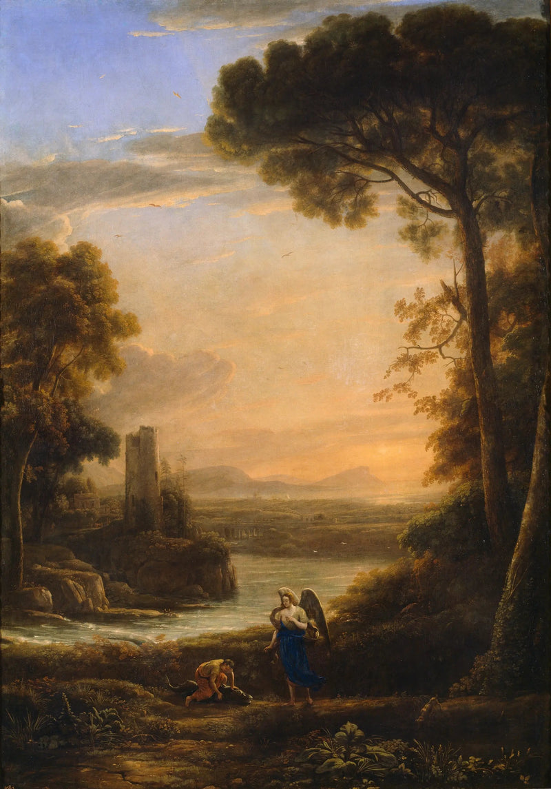 Paesaggio con Tobia e Raffaele - Claude Lorrain