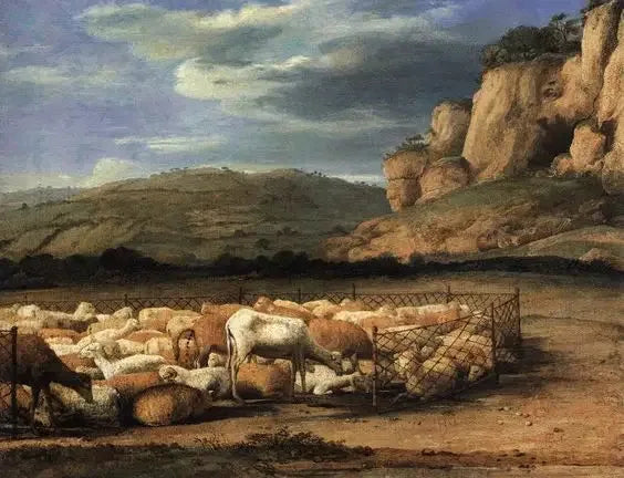 Paesaggio con gregge - Claude Lorrain