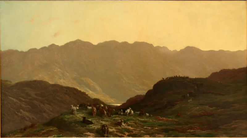 Paesaggio con gregge - Gustave Doré