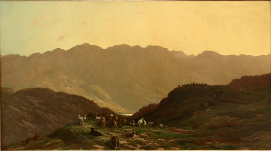Paesaggio con gregge - Gustave Doré
