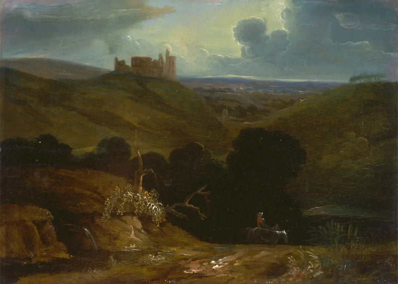 Paesaggio con un castello - John Martin