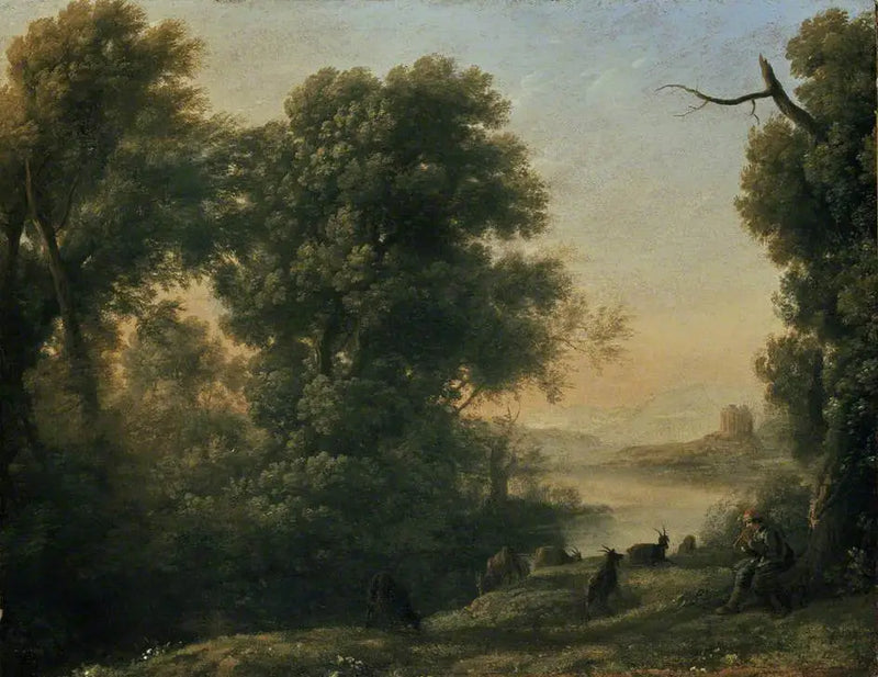 Paesaggio con un pastore - Claude Lorrain