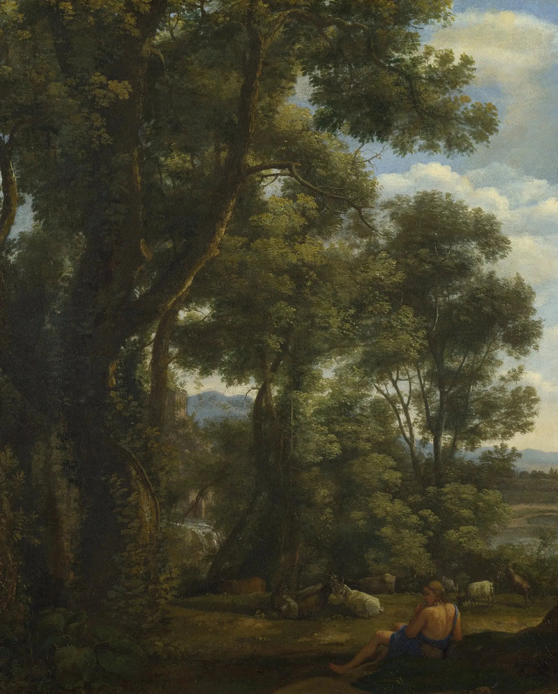 Paesaggio con un pastore e capre - Claude Lorrain