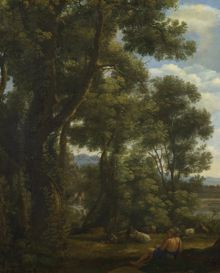 Paesaggio con un pastore e capre - Claude Lorrain