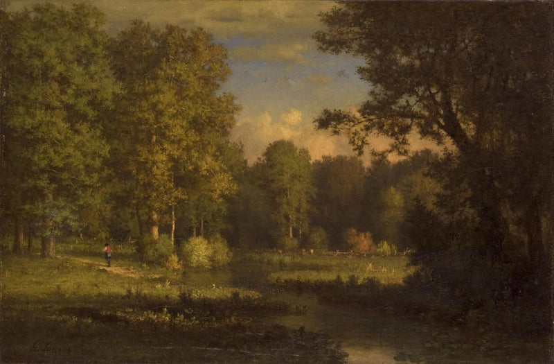 Paesaggio con un ruscello - George Inness