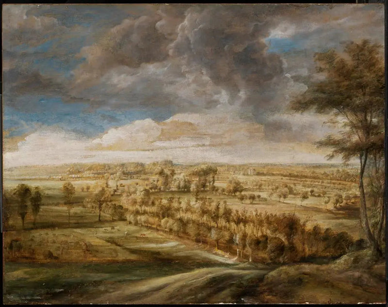 Paesaggio con un viale di alberi - Peter Paul Rubens