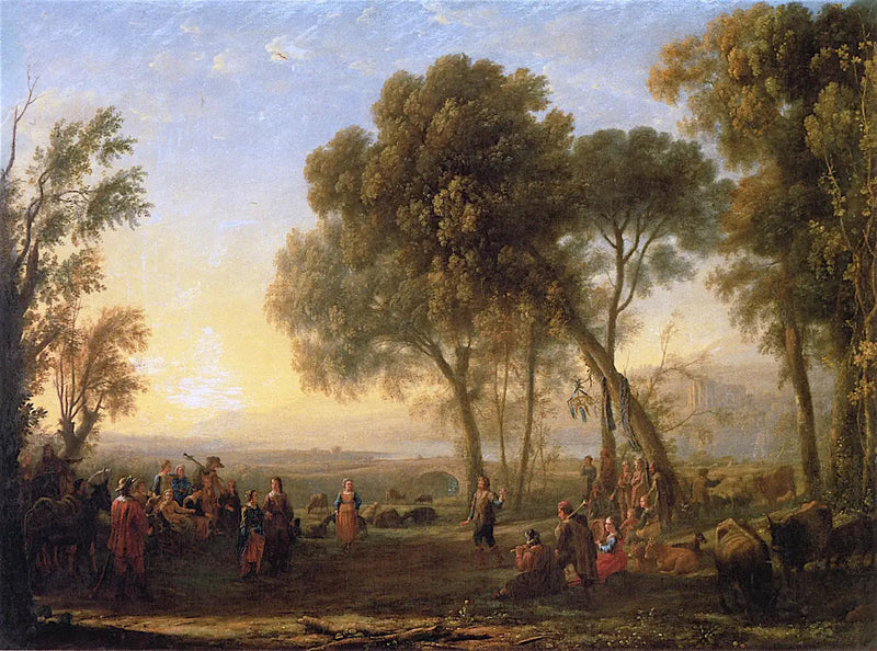 Paesaggio con una danza country - Claude Lorrain