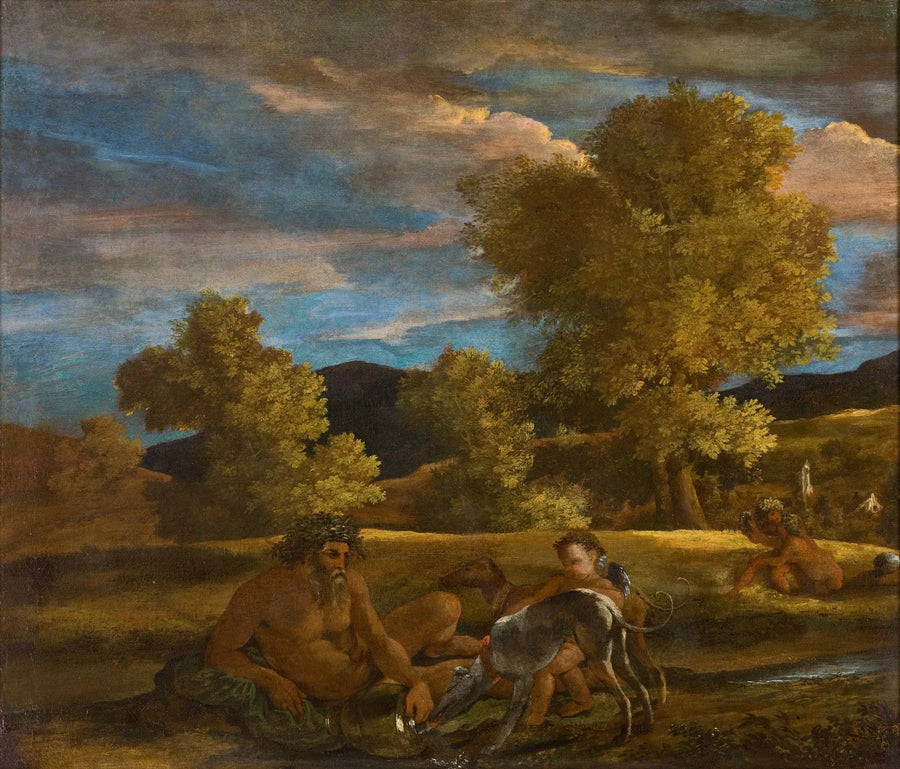 Paesaggio con Venere e Adone - Nicolas Poussin