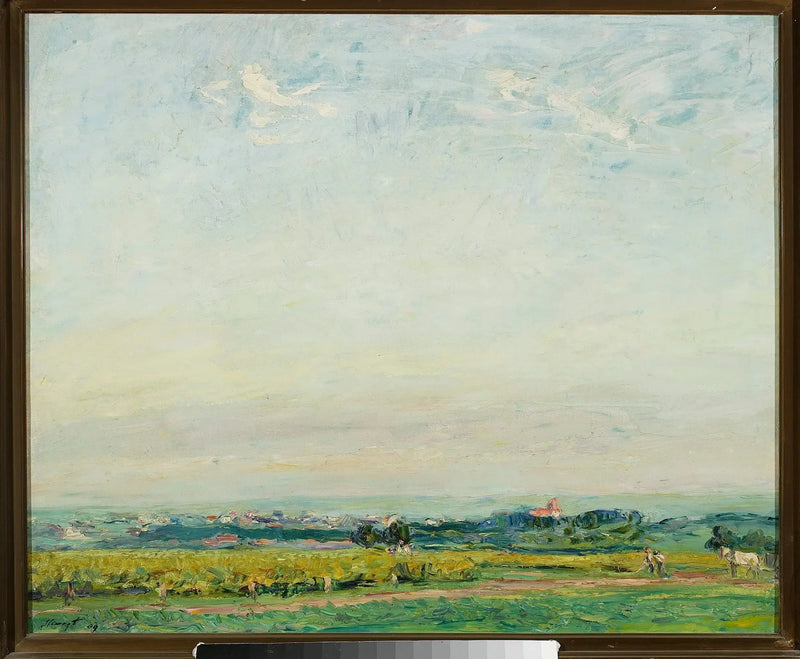 Paesaggio con vista su Landau - Max Slevogt