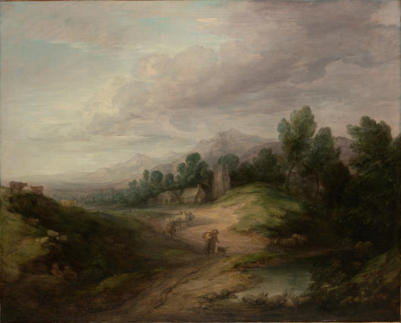 Paesaggio boscoso delle terre alte - Thomas Gainsborough