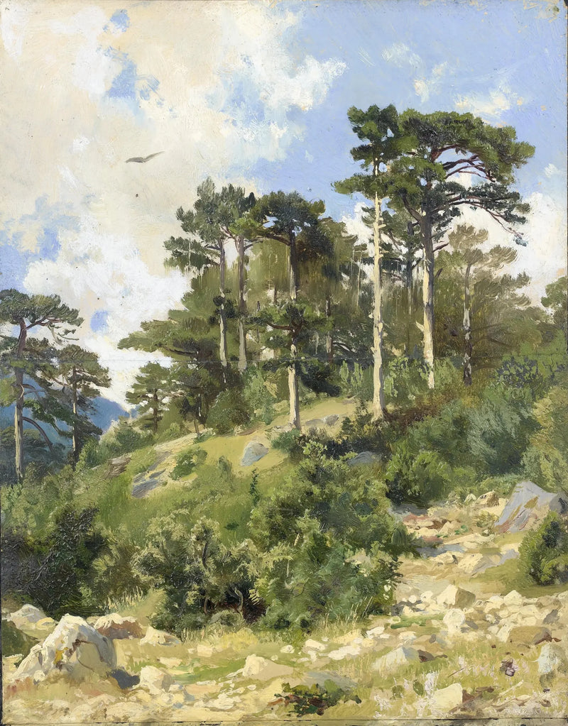 Paesaggio boscoso - Ivan Chichkine