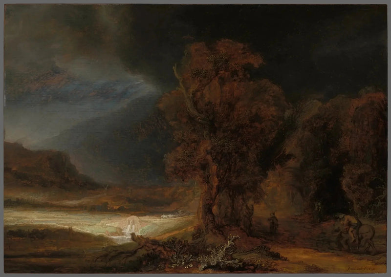 Paesaggio con il Buon Samaritano - Rembrandt