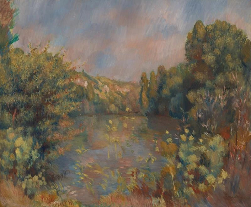 Paesaggio al lago - Pierre-Auguste Renoir