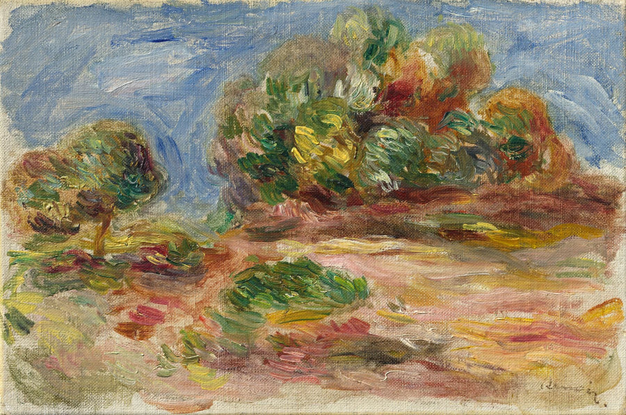 Paesaggio di Cagnes - Pierre-Auguste Renoir