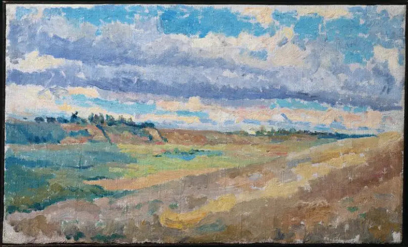 Paesaggio, campi - Kazimir Malevich