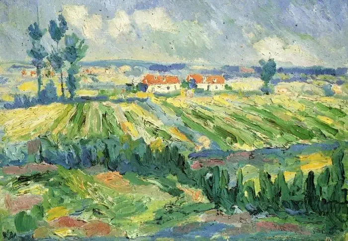 Paesaggio, campi - Kazimir Malevich