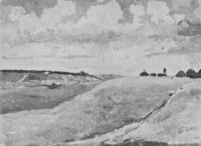 Paesaggio, campi - Kazimir Malevich