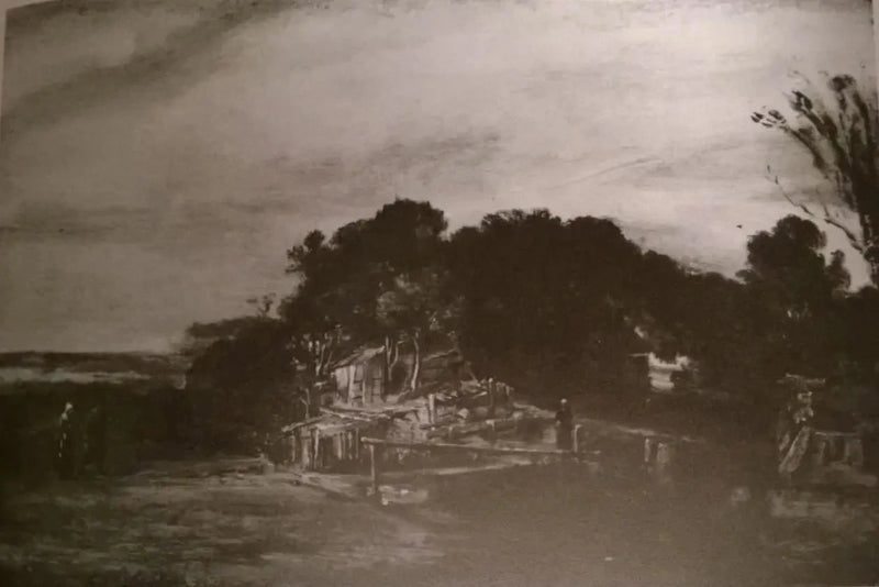 Paesaggio con chalet - Rembrandt
