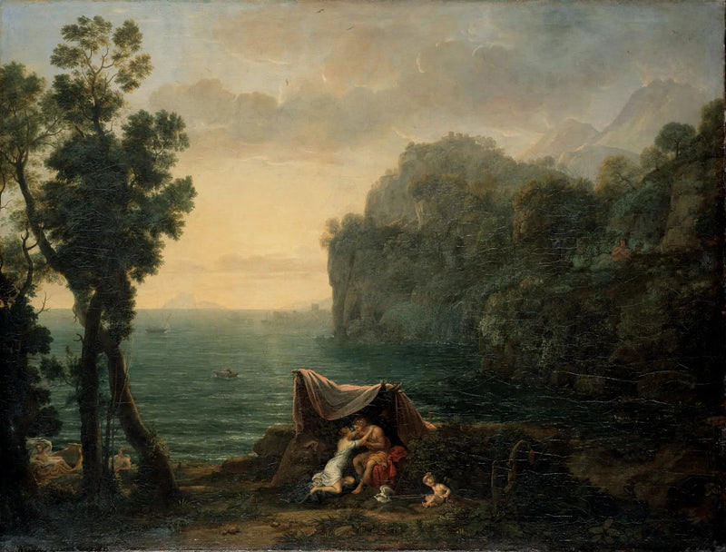 Paesaggio costiero con Acis e Galatea - Claude Lorrain