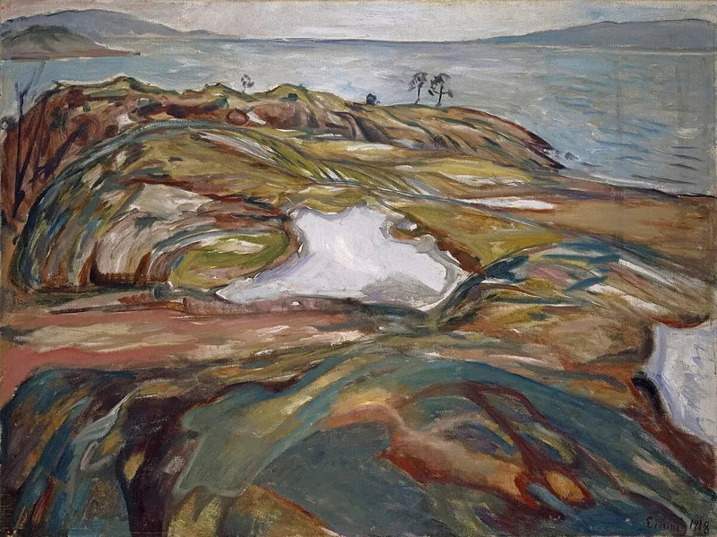 Paesaggio costiero - Edvard Munch