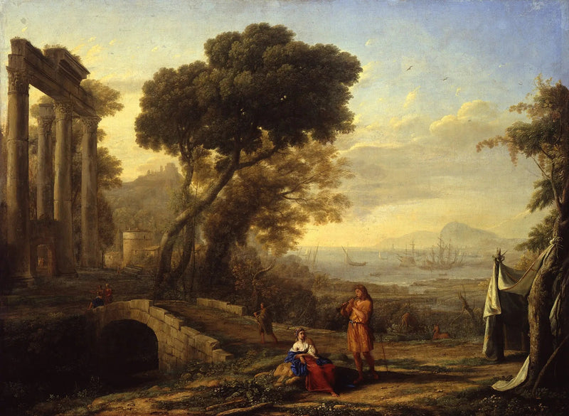 Paesaggio costiero italiano - Claude Lorrain