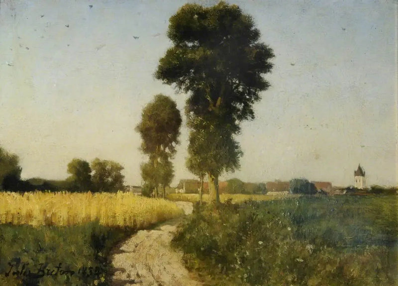Paesaggio, Courrières, Francia - Jules Breton