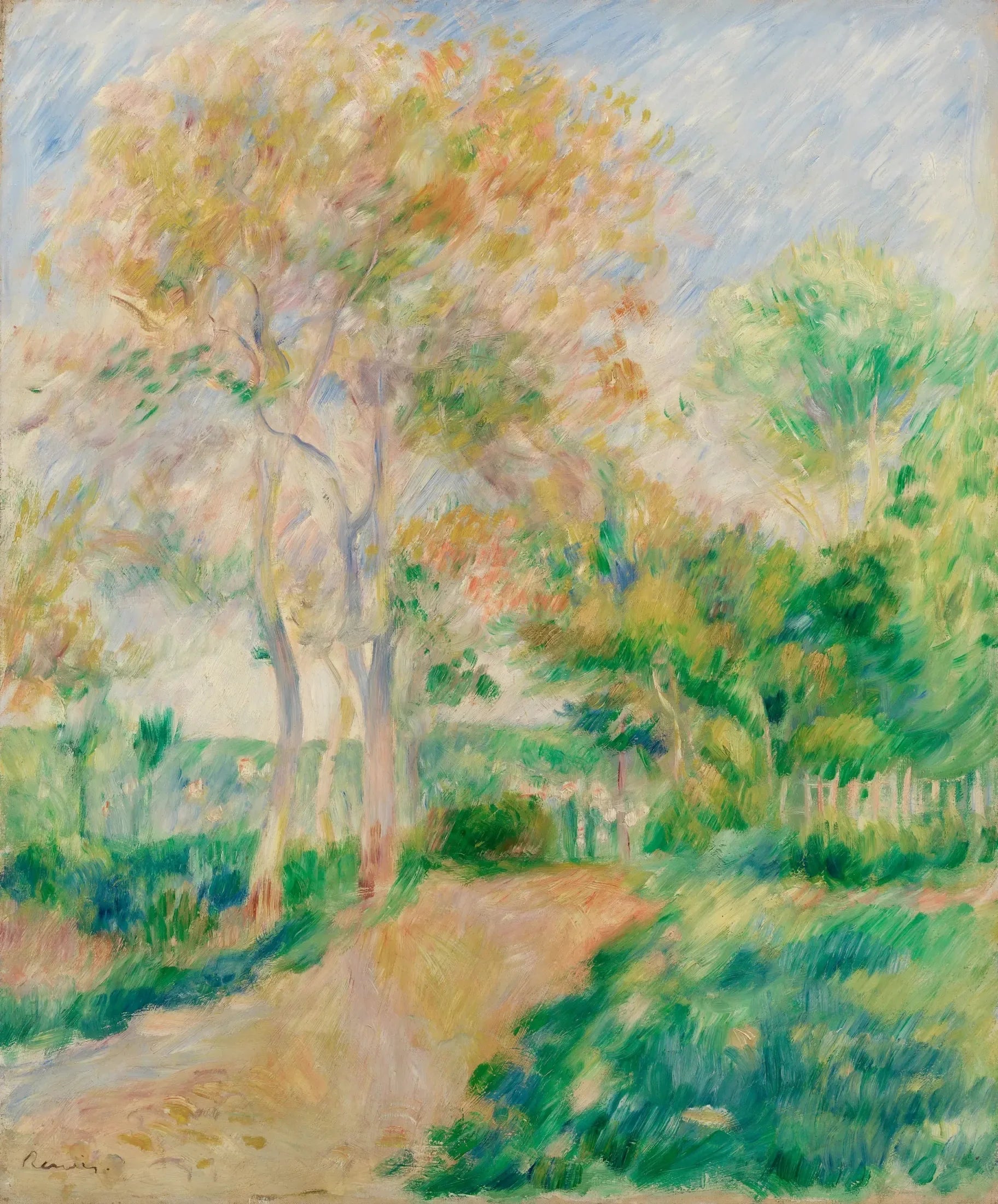 Paysage d'automne - Pierre-Auguste Renoir image 1 reproduction artisanale de tableau