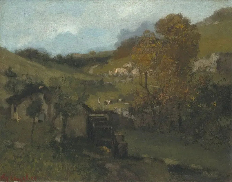 Paesaggio estivo - Gustave Courbet