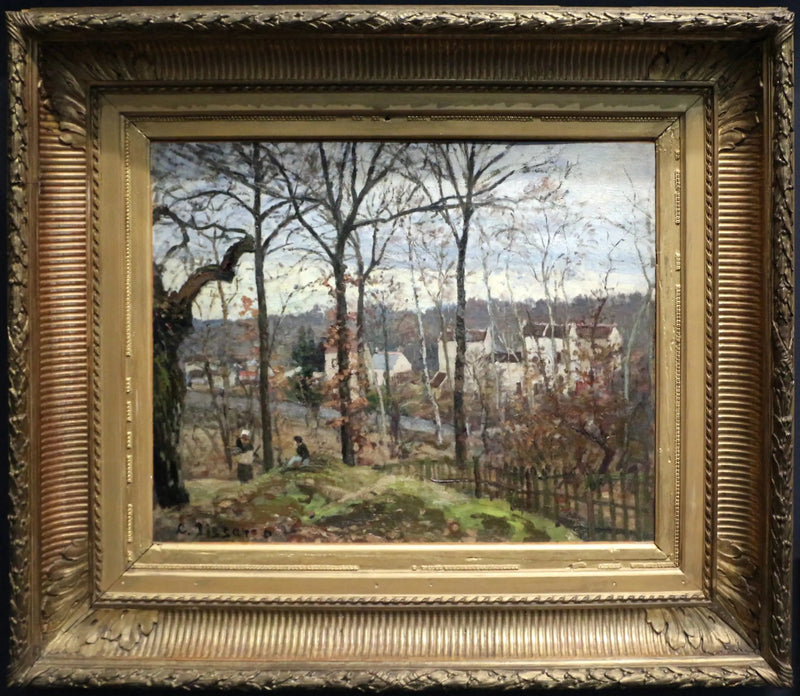 Paesaggio invernale a Louveciennes - Camille Pissarro
