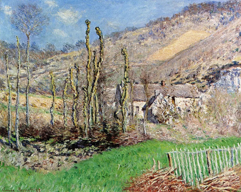 Paesaggio invernale nella valle di Falaise (Giverny) - Claude Monet