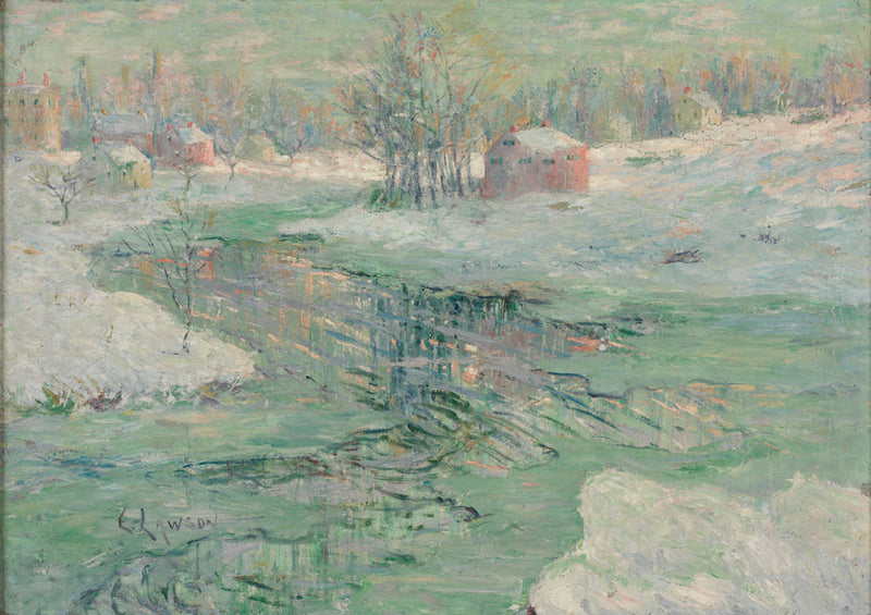 Paesaggio invernale - Ernest Lawson