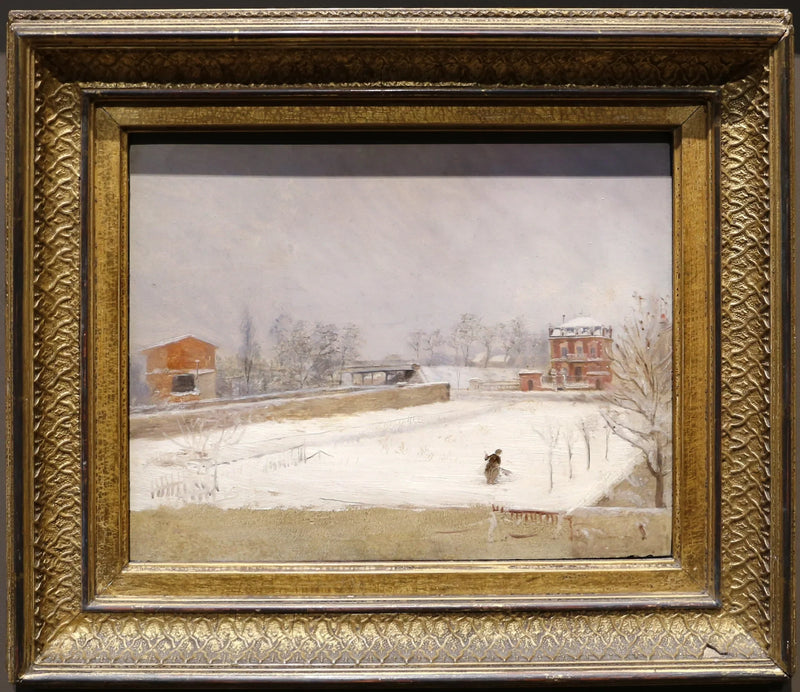 Paesaggio invernale - Giuseppe De Nittis