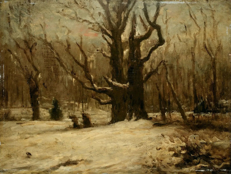 Paesaggio invernale - Gustave Courbet